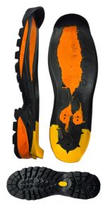 Vibram 1561P Resoling Backpacking, kleur zwart/oranje