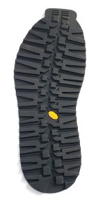 Vibram 446K Shocka / 1010 Overland, plat onderwerk, EXTRA BREED. verkrijgbaar in zwart