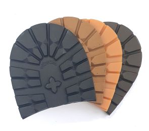Vibram 1205 hak, zwart, moresco, beige en havanna