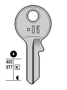 vr4pd cilindersleutel (vi084 - 594k - vi4pd)
