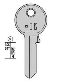 vr5ps cilindersleutel (vi087 - 594 -5l - vi2d)