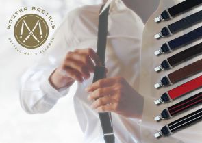 wouter bretels leverbaar in diverse kleuren en met 4 klemmen