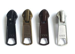 Ykk ritstrekker nylon, met extra lange lip, 6mm, minimale afname 5 stuks