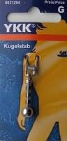 YKK zip 0031294 kugelstab silber