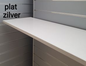 slatwall schap zilver