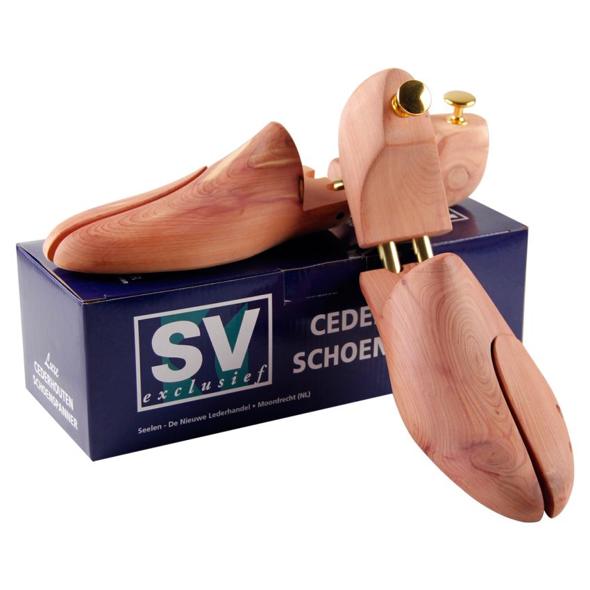 SV Cederhouten schoenspanner uit eerste soort cederhout, in luxe doos